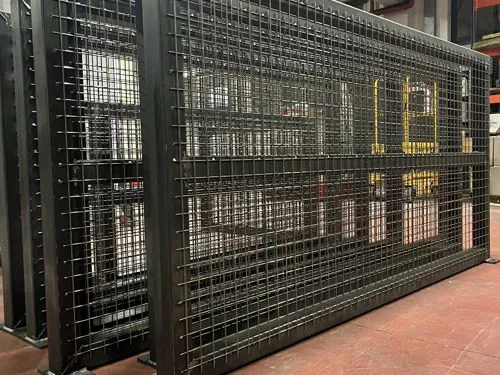 Rete elettro saldata su tubolare in ferro